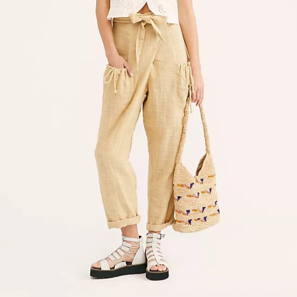 Free People Keep It Going Boho Wrap Pant
